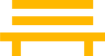 Icon of yellow bench
